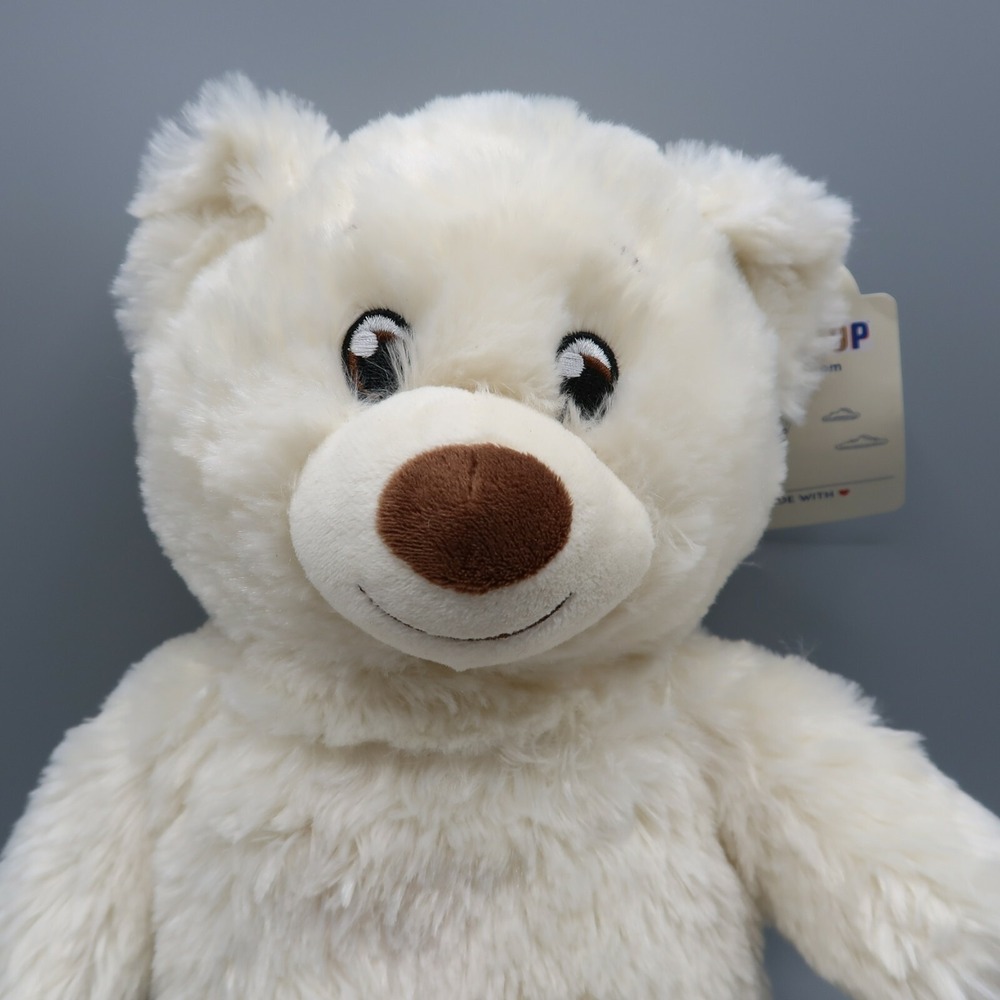 Build a Bear Workshop Lil' Pudding Cub Plush 15"‎ NWT Cream BAB